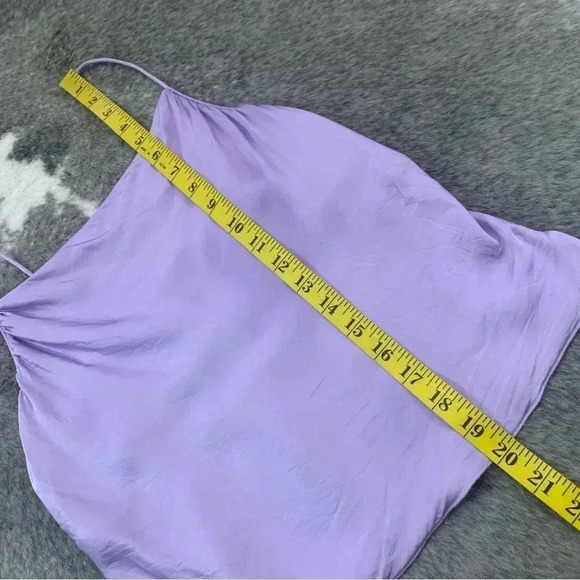 & Other Stories Satin Cowl Neck Top - Picture 9 of 10